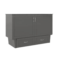 Lit escamotable coffre Chelsea Queen avec matelas