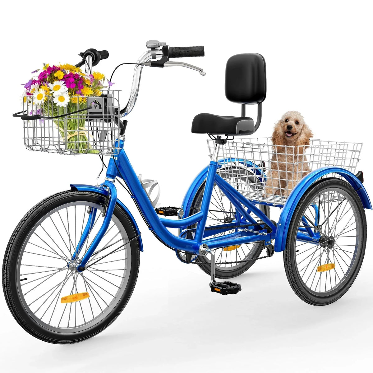 Tricycle adulte 26 vélo 3 roues 7 vitesses Trike
