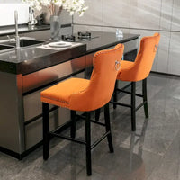 Chaises de bar style loisir, lot de 2
