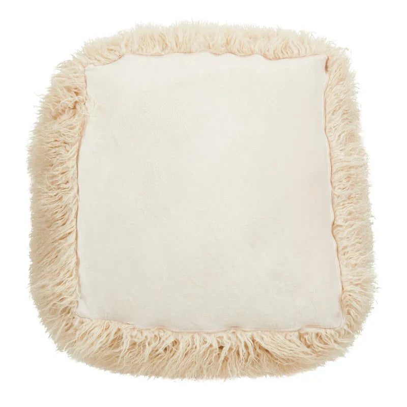 Snug Haven pouf en fausse fourrure