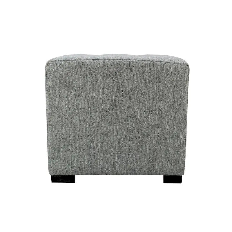 MJL Furniture Text2 Olivia ottoman carré capitonné 4 boutons
