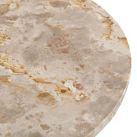 SAFAVIEH Couture Ghicu table d'appoint ronde haute en marbre - 22 po L x 21 po P x 24 po H - 21Lx21Px24H
