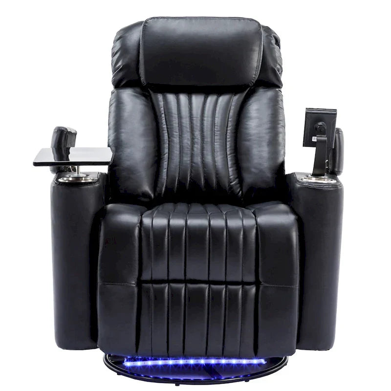 Fauteuil releveur électrique multifonction pivotant 270 pour home cinéma