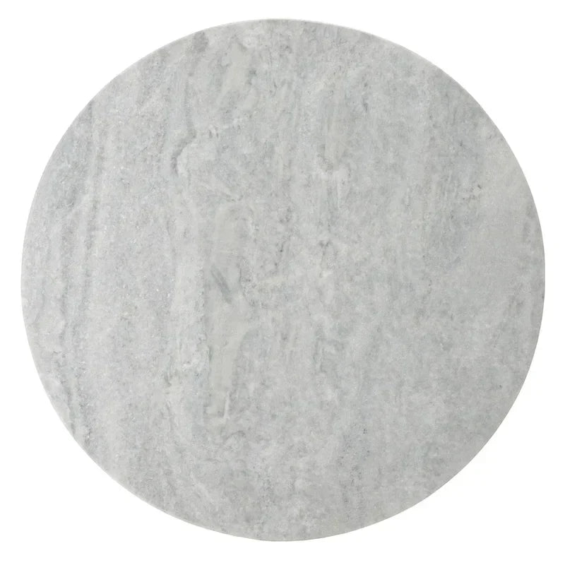 SAFAVIEH Couture Ghicu table d'appoint ronde haute en marbre - 22 po L x 21 po P x 24 po H - 21Lx21Px24H