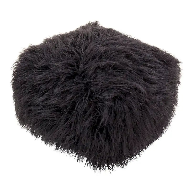Snug Haven pouf en fausse fourrure