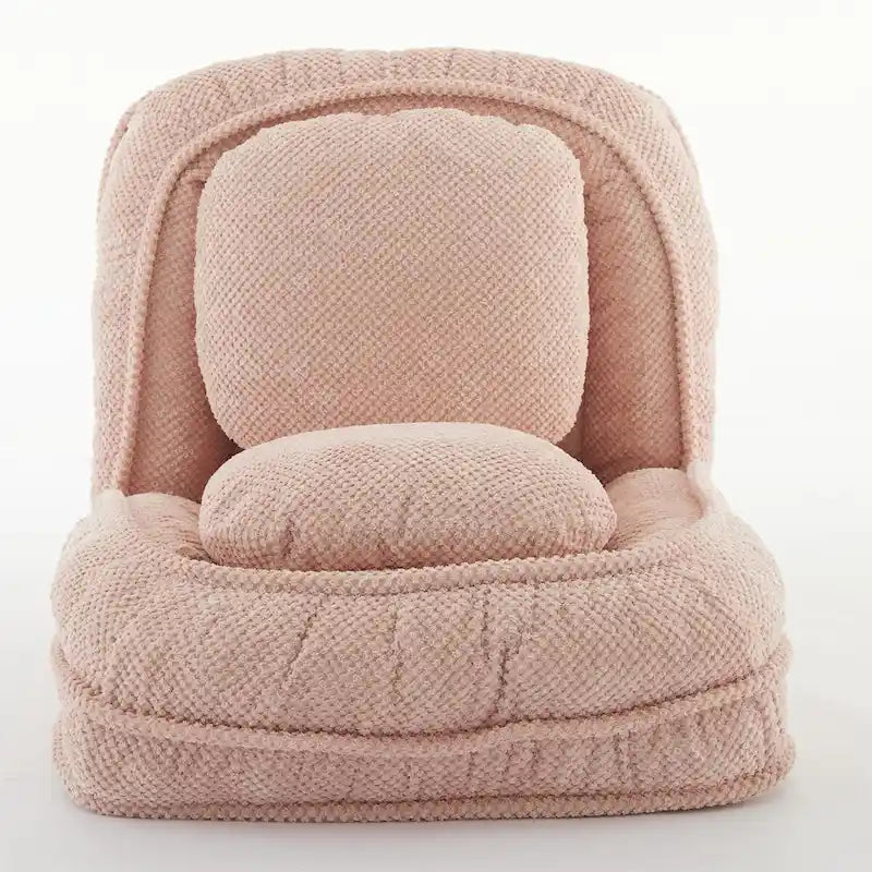 Canapé moelleux, 5 positions réglables, assise, sommeil, pliage, adapté à la chambre ou au salon