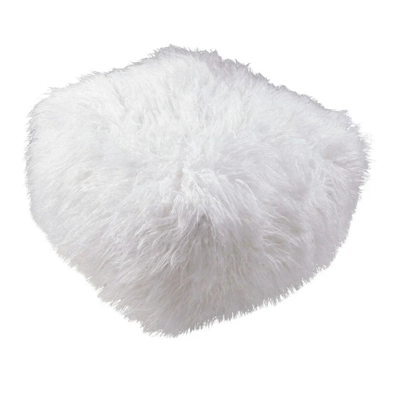Snug Haven pouf en fausse fourrure