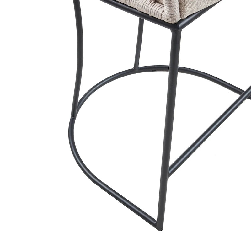 Madison Park Carmel Tabouret de comptoir tressé 25