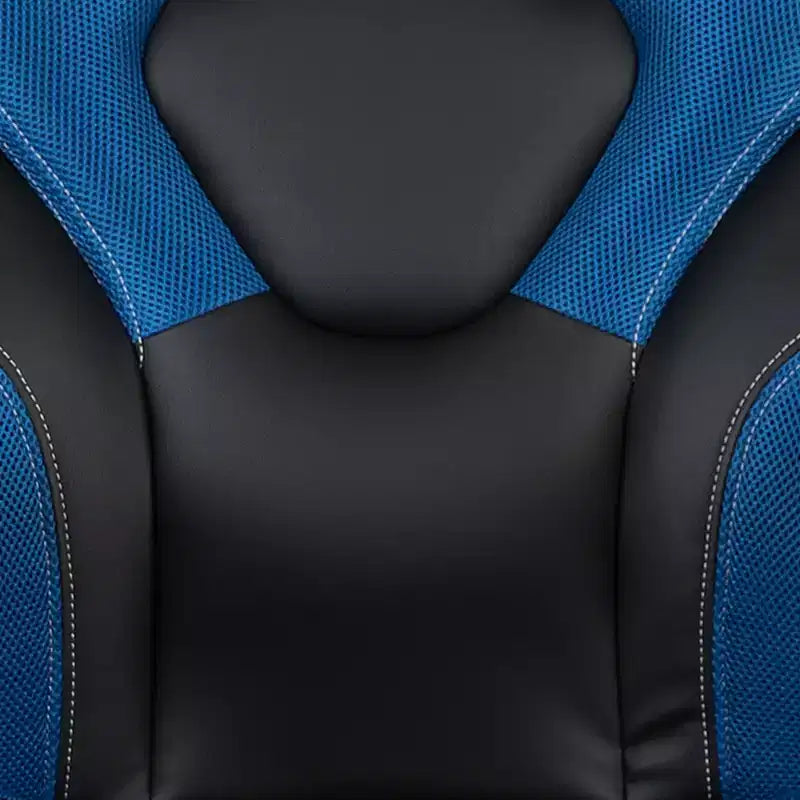 Chaise gaming Flash Furniture X10 de course de bureau ergonomique pour ordinateur PC, chaise pivotante réglable avec accoudoirs relevables
