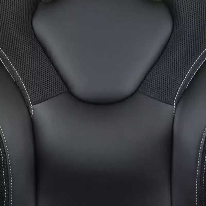 Chaise gaming Flash Furniture X10 de course de bureau ergonomique pour ordinateur PC, chaise pivotante réglable avec accoudoirs relevables