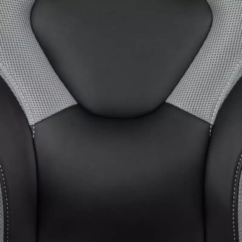 Chaise gaming Flash Furniture X10 de course de bureau ergonomique pour ordinateur PC, chaise pivotante réglable avec accoudoirs relevables