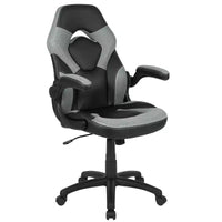 Fauteuil de bureau ergonomique pivotant réglable Flash Furniture X10 pour gamer avec accoudoirs relevables
