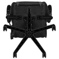 Chaise de jeu ergonomique Emma et Oliver Racing avec dossier entièrement inclinable en cuir synthétique rouge