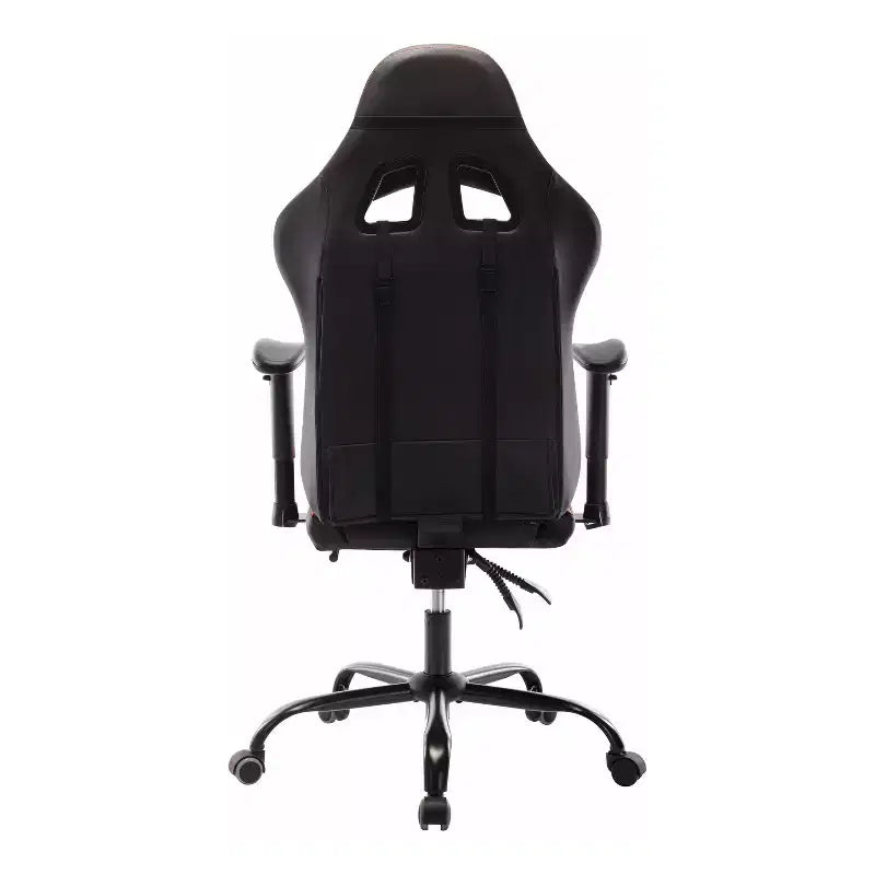 Chaise gaming de course 24/7 Shop At Home Finn avec coussin réglable et support de jambes