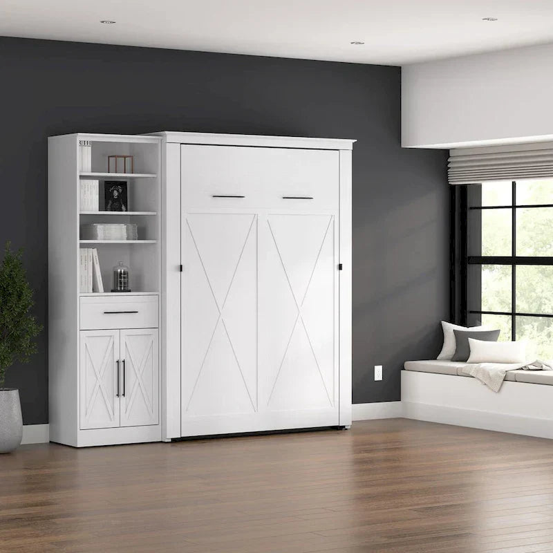 Key West Lit escamotable Full avec armoire-penderie (88W) par Bestar