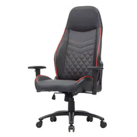 Chaise gaming 24/7 Shop At Home Ansar en similicuir à surpiqûres losange