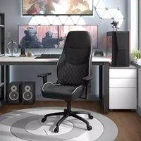 Chaise gaming 24/7 Shop At Home Ansar en similicuir à surpiqûres losange