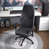 Chaise gaming 24/7 Shop At Home Ansar en similicuir à surpiqûres losange