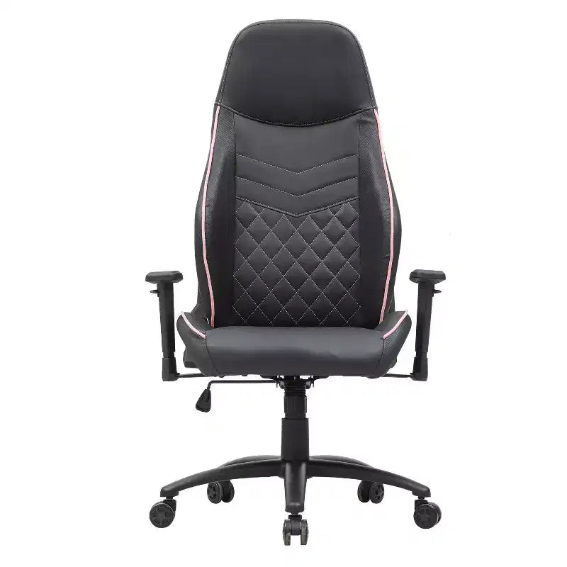 Chaise gaming 24/7 Shop At Home Ansar en similicuir à surpiqûres losange