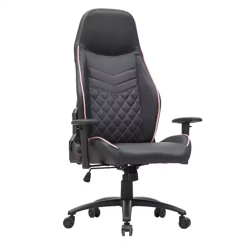 Chaise gaming 24/7 Shop At Home Ansar en similicuir à surpiqûres losange