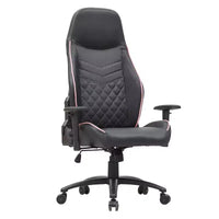 Chaise gaming 24/7 Shop At Home Ansar en similicuir à surpiqûres losange