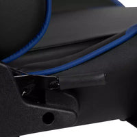 Chaise de jeu inclinable en similicuir BlackArc – Accoudoirs pivotants réglables en hauteur, repose-pieds escamotable, oreillers de tête et lombaires