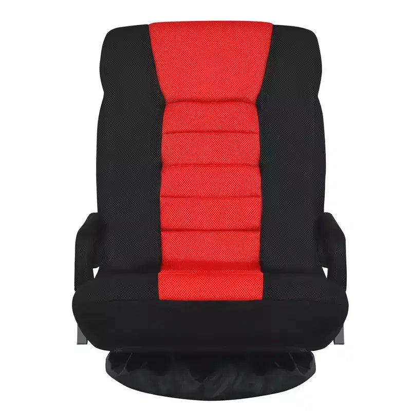 Chaise gaming de sol pivotante à 360° Costway avec dossier pliable et réglable