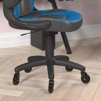 Fauteuil de jeu Flash Furniture X10, Chaise de bureau, d'ordinateur ou de PC de course, avec accoudoirs relevables et roulettes transparentes
