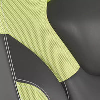 Fauteuil de jeu Flash Furniture X10, Chaise de bureau, d'ordinateur ou de PC de course, avec accoudoirs relevables et roulettes transparentes