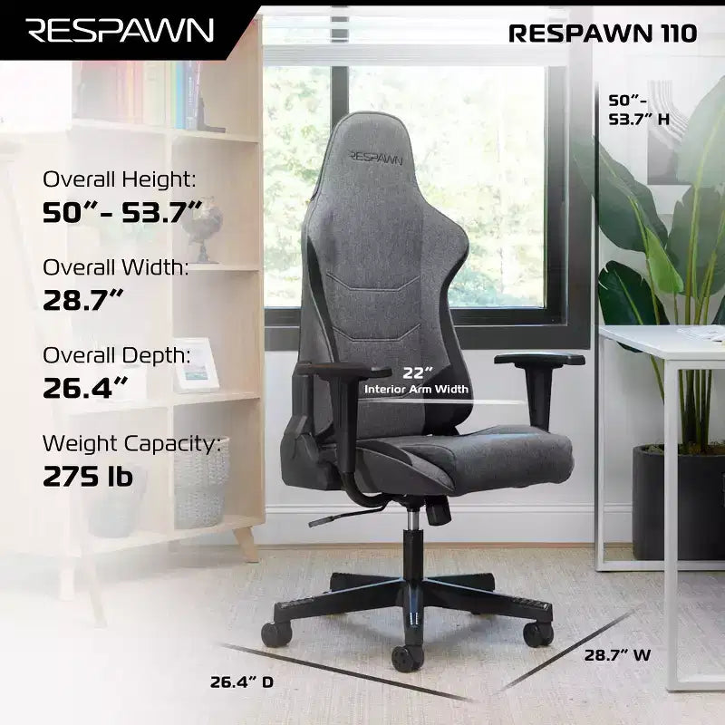 Chaise gaming ergonomique RESPAWN 110