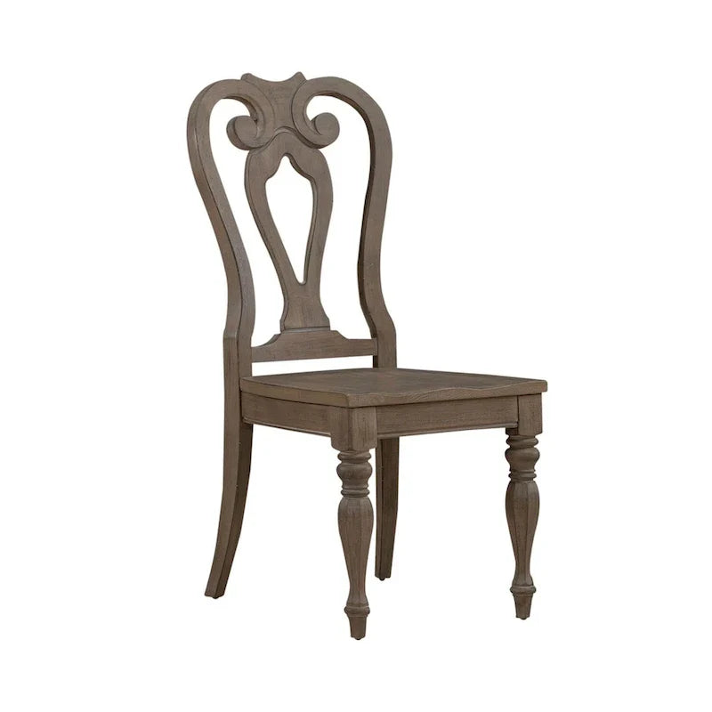 Magnolia Manor Chaise à dossier ajouré (lot de 2)