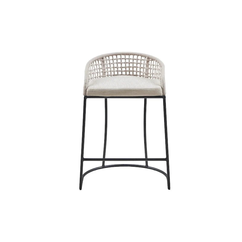 Madison Park Carmel Tabouret de comptoir tressé 25