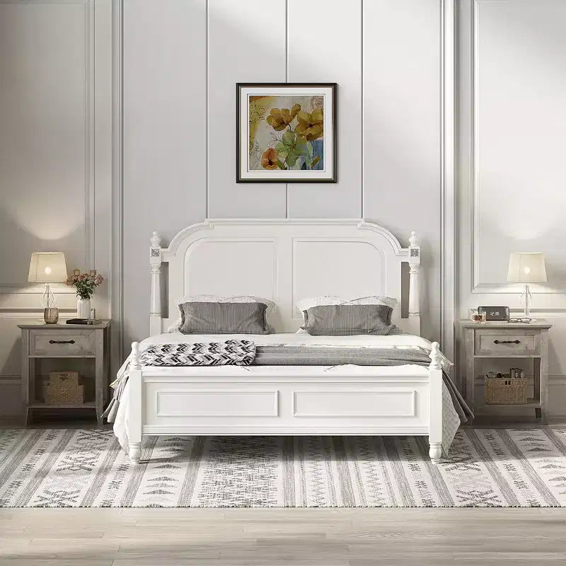 Garvee table de chevet polyvalente moderne, table d'appoint pour chambre, chambre de bébé, salon, avec tiroir de rangement, assemblage facile, gris