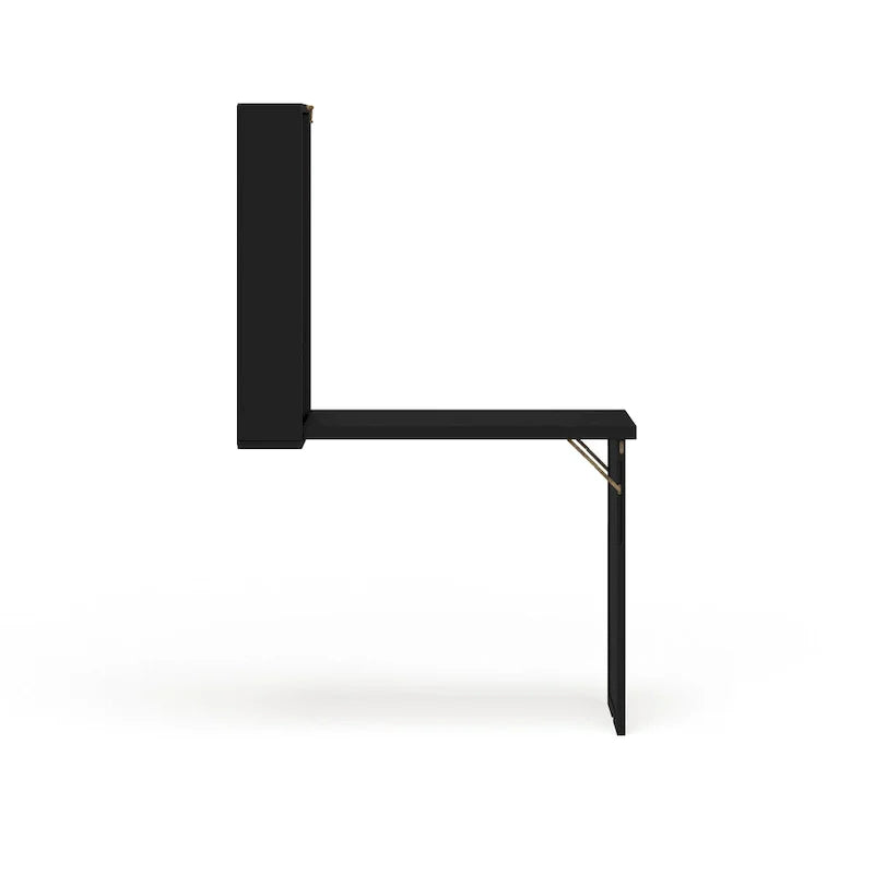 Bureau convertible escamotable SEI Furniture Murphy noir