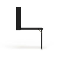 SEI Furniture Bureau Convertible Mural Rabattable Murphy Noir
