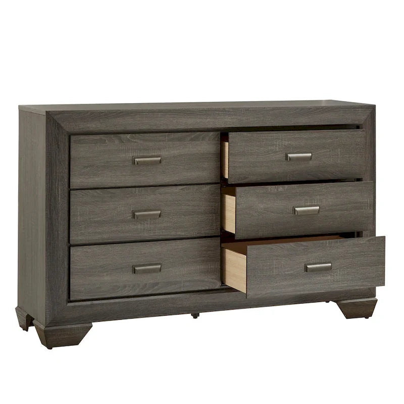 Commode ou chiffonnier Corbett Grey en panneaux de bois par iNSPIRE Q Classic