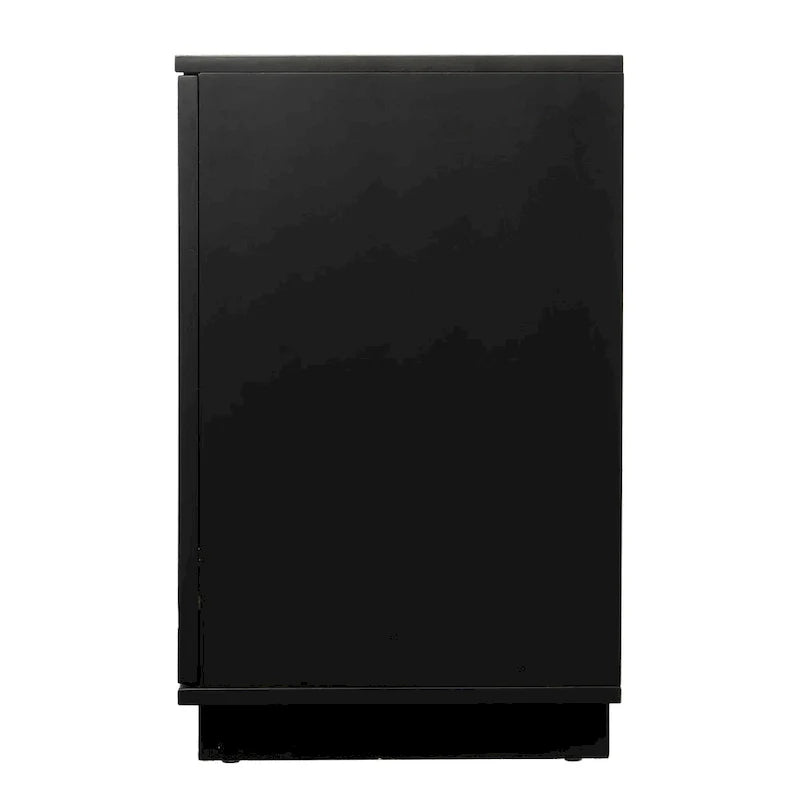 Meuble TV multimédia à cheminée électrique changeant de couleur SEI Furniture Delauro avec rangement