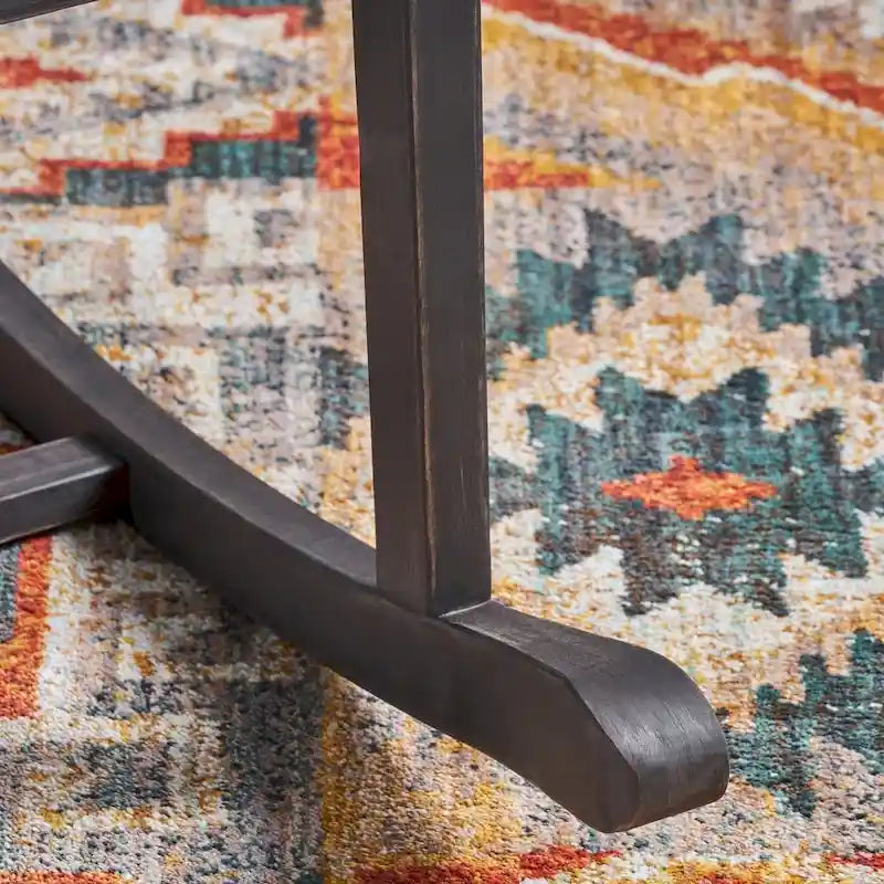 Balancelle de Patio en Bois d'Acacia Amina par Christopher Knight Home