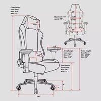 Chaise de jeu en tissu à mémoire de forme - Techni Sport