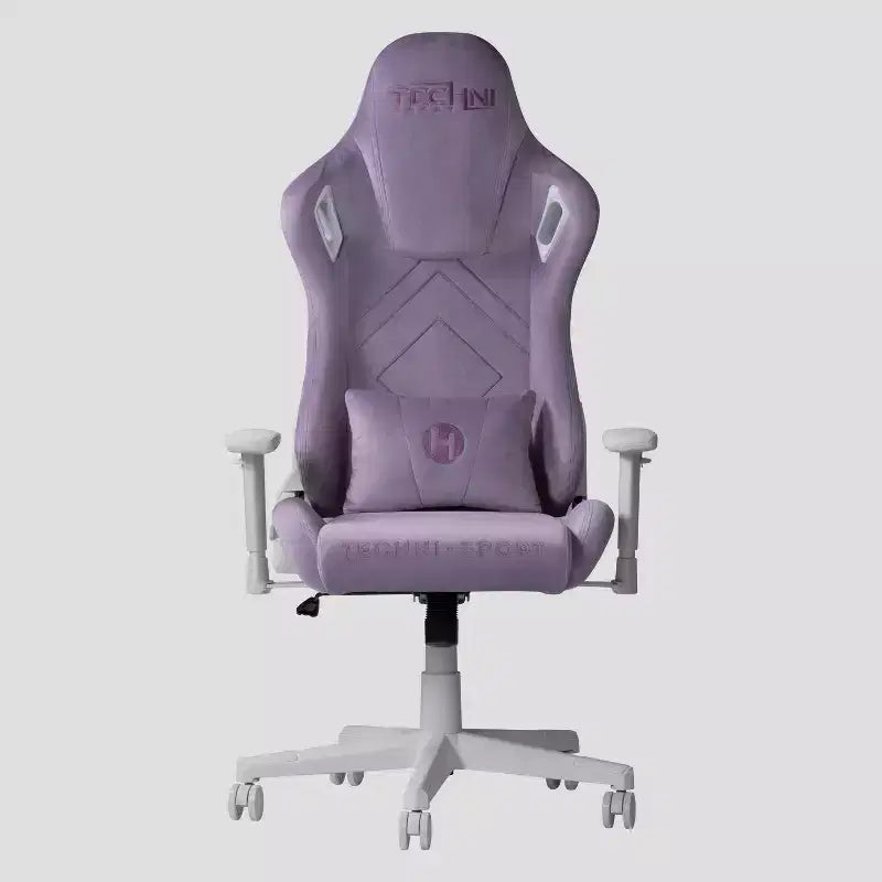 Chaise gaming en velours à mousse à mémoire de forme - Techni Sport