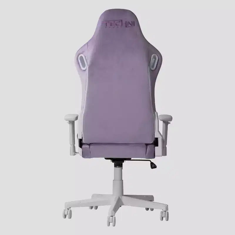 Chaise gaming en velours à mousse à mémoire de forme - Techni Sport