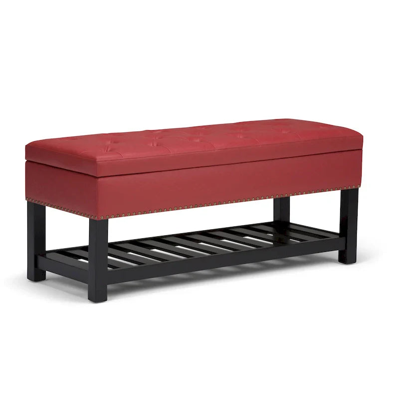 WYNDENHALL Riley banc ottoman rectangulaire 43 pouces de large - 43 W x 17 D x 19 H