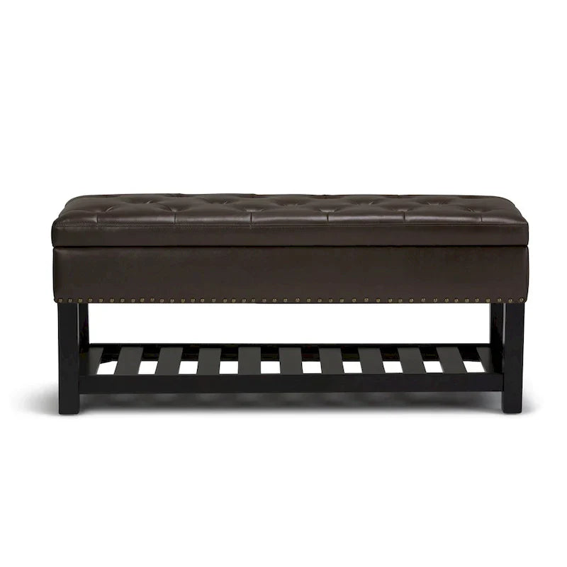 WYNDENHALL Riley banc ottoman rectangulaire 43 pouces de large - 43 W x 17 D x 19 H