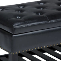 Banc ottoman rectangulaire WYNDENHALL Riley de 43 po de large - 43 L x 17 P x 19 H