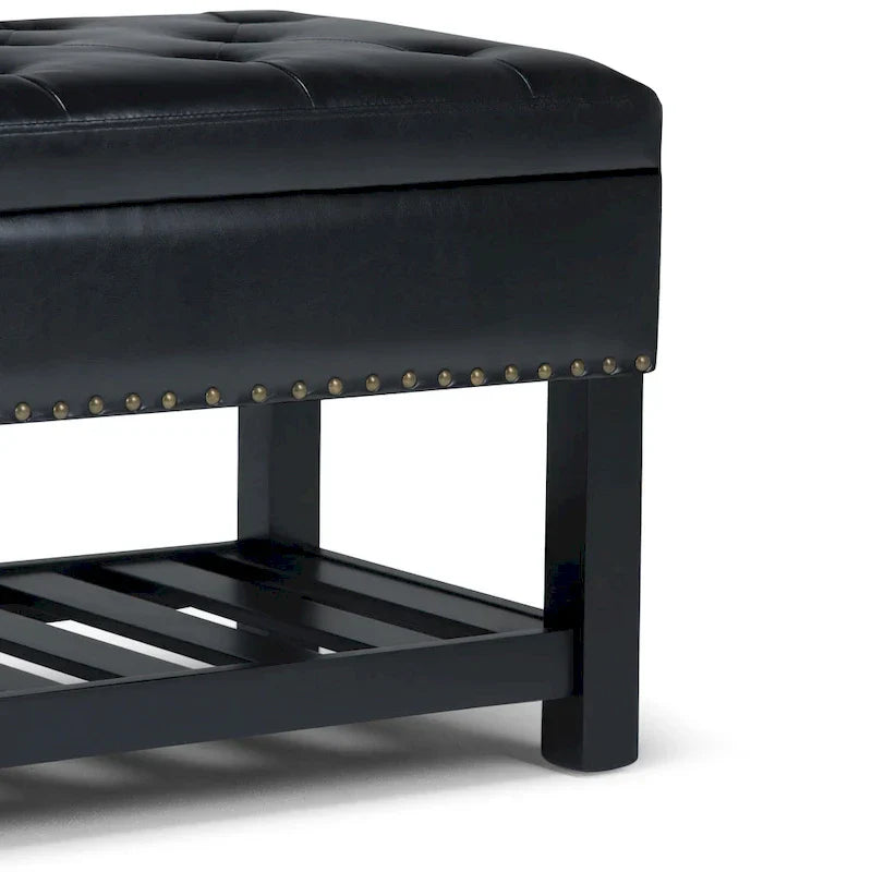 WYNDENHALL Riley banc ottoman rectangulaire 43 pouces de large - 43 W x 17 D x 19 H