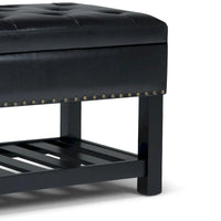 Banc ottoman rectangulaire WYNDENHALL Riley de 43 po de large - 43 L x 17 P x 19 H