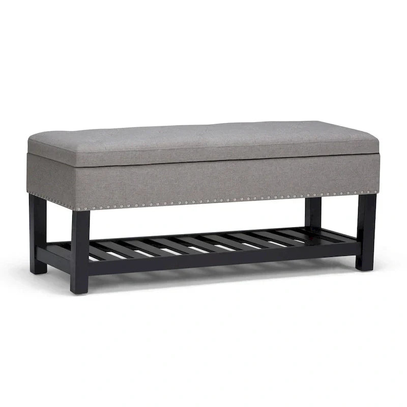WYNDENHALL Riley banc ottoman rectangulaire 43 pouces de large - 43 W x 17 D x 19 H