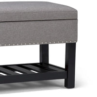 Banc ottoman rectangulaire WYNDENHALL Riley de 43 po de large - 43 L x 17 P x 19 H