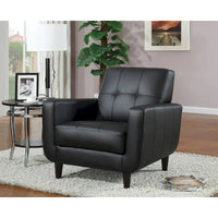 Gavin - Fauteuil noir transitionnel