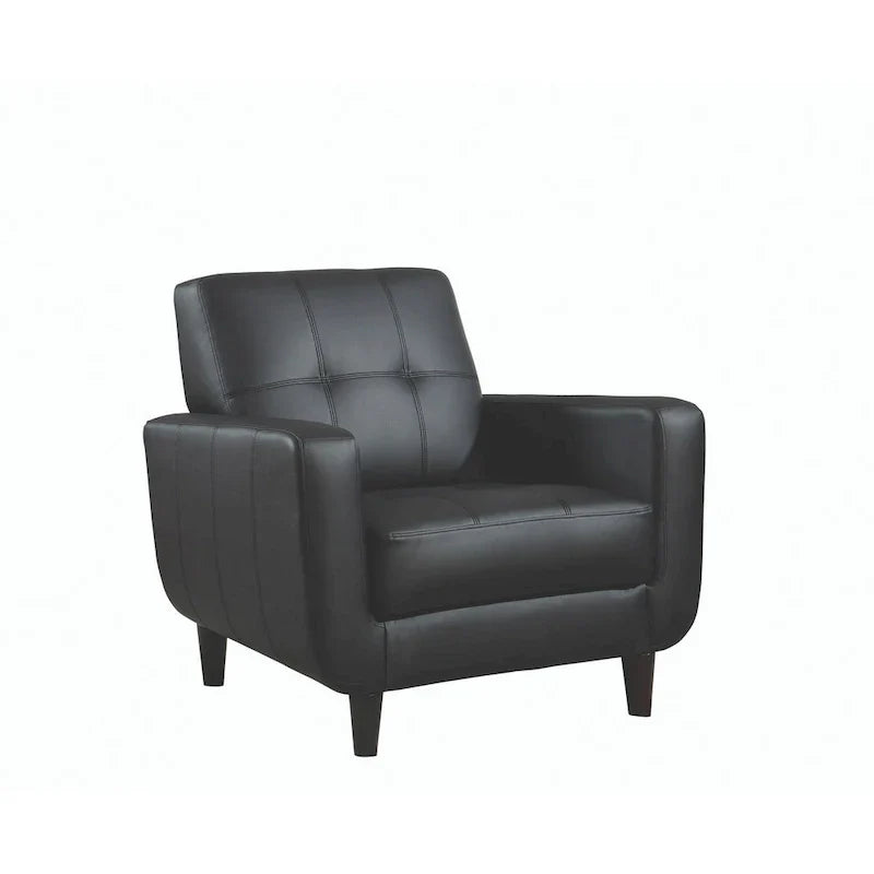 Gavin - Fauteuil noir transitionnel